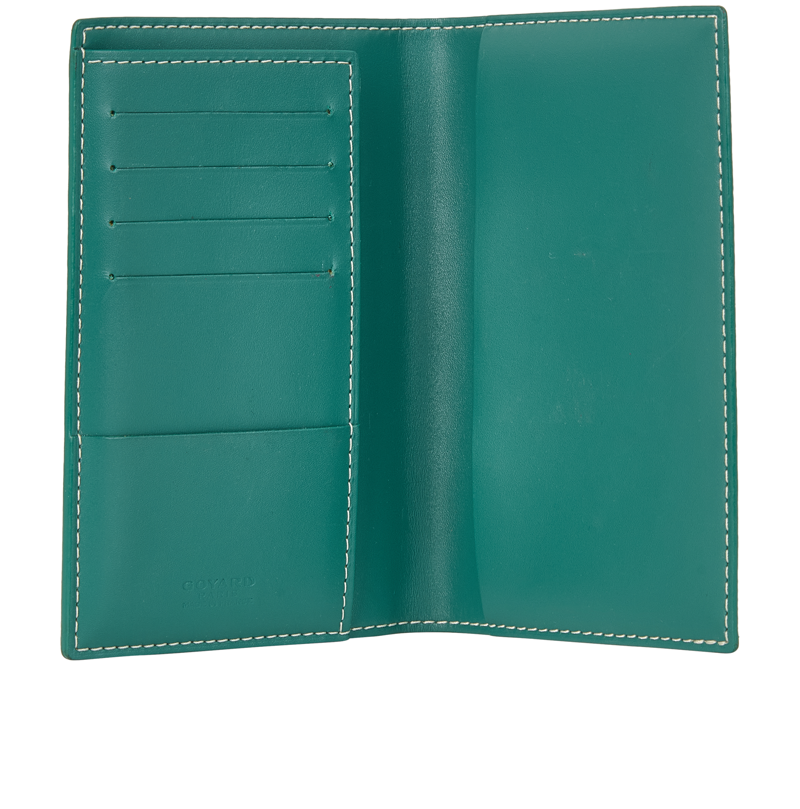 Goyard Passport Cover, &pound;290, Accessories, Green, Canvas, Other view